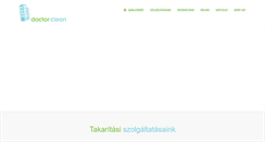 Desktop Screenshot of doctorclean.hu
