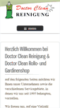 Mobile Screenshot of doctorclean.de