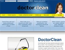 Tablet Screenshot of doctorclean.cz